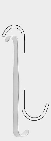 Ретрактор ЛУЄР (LUER), S-подібний, 11,5 см (cm)